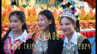 LAOS Road Trip , travel, report, documentary, Vlog, 2024 (English)