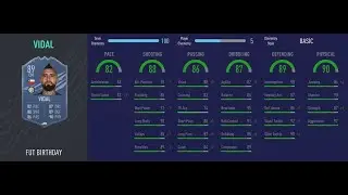 FUT BIRTHDAY 89 VIDAL SBC FIRST GLANCE REVIEW! ONE OF THE BEST MIDFIELDERS NOW? IS VIDAL WORTH IT?!