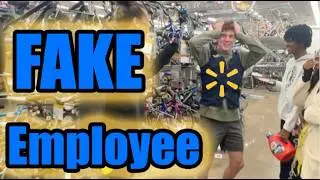 FAKE Employee Prank at Walmart!?