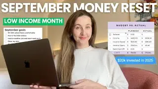 SEPTEMBER MONEY RESET 💸🌸 Low Income Month, Freelance Strategies & August Review