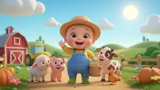 🎵 Farm Animals Morning Routine Song 🌞🐄 | kids nursery rhymes | Baby Song, Fun Morning Routine
