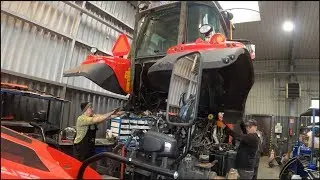 Nie obyło się bez walki!👉 Ściągamy kabinę 👉 Ciągnik Massey Ferguson 6499 👉Co znaleźliśmy? [Korbanek]