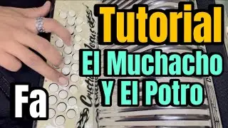 Como tocar &ldquo;El muchacho y el potro&rdquo; en acorde&oacute;n de FA | Tutorial completo + adornos 