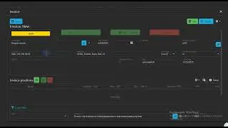 WebInvoicing Новый инвой через кнопку на Dashboard