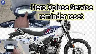 Hero xpluse Service reminder reset how to reset service light new hero xpluse bs6 service