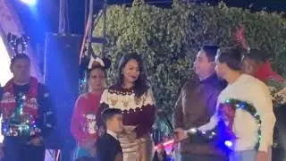 Encendido del &Aacute;rbol de Navidad en #Zacapu 2025