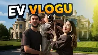 HEM DENİZ MANZARALI HEM DE BAHÇE KATI EVİMİZ | EV VLOGU ✨