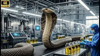Inside a Snake Bioprocessing Factory | From Venom for Medicine (Full Process)