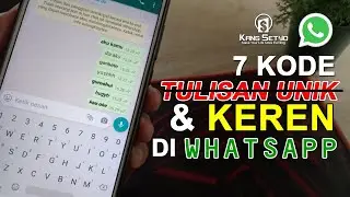 Cara Membuat Tulisan Unik & Keren di Wa Tanpa Aplikasi