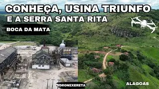 Usina Triunfo, Serra Santa Rita, um lugar com belezas de tirar o fôlego. #dronexereta #novo #alagoas
