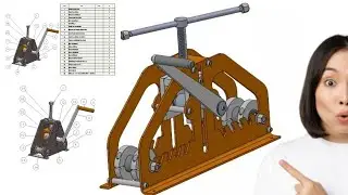 Projeto Para Calandra Manual  Para Metalom E Ferro Chato