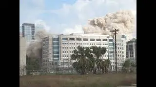 Former Prudential building skyscraper demolition