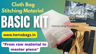 500rs Cloth Bags Stitching Basic #Material #Kit #Bagstitching materials #foamsheet #hema #basickit 