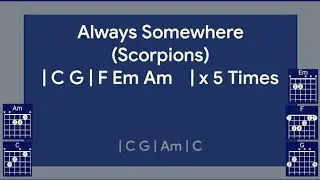 Always Somewhere (Scorpions)_Karaochords (แก้ไขถูกบล๊อก)