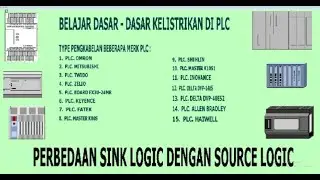 Belajar Dasar - Dasar Kelistrikan Di PLC, Perbedaan Sink Logic Dan Source Logic.