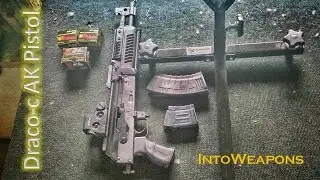 Draco AK Pistol + AKARS + Eotech Red Dot:  Gun Range Test