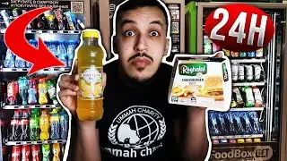 JE MANGE QUE DE LA NOURRITURE DE DISTRIBUTEUR PENDANT 24H !