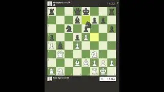 Day 25 &ndash; Win 25 ♙♟️ | 76 Days Left | #mindblowingmoves #chessopening #chess #chesscom #checkmate