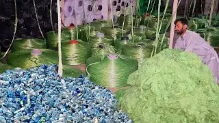 How Recycling of Million Waste Plastic Bottles Makes Polyester Fiber in Factory