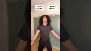 1 Dollar Everyday OR 1 Million Dollars Now 🤑 #viralshort #trending #real