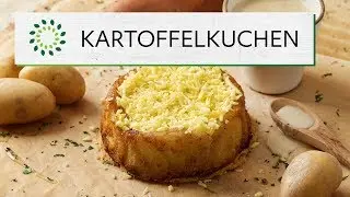 Kartoffelkuchen in einem Blätterteigmantel - vegan