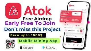 ATOK Airdrop - Join Early | Atok App Withdrawal | Atok Token Sell | Atok Token Swap | Atok App