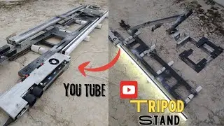 How to make camera Tripod stand || mobile stand with movable wheels ||