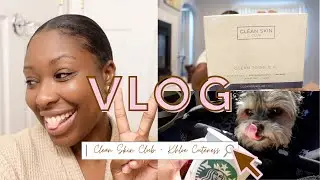 VLOG | Clean Skin Club Review + Khloe Got Her Shots + New Starbucks Drink
