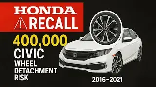 🚨 Honda Recall Alert: 400,000+ Civics at Risk of Wheel Detachment | Check If You're Affected!