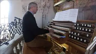 Georg Schäffner an der Orgel