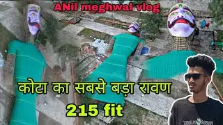 Kota ka sabse bada Dashanan Ravan 215 #minivlog #kotaravan #ravan #dashanan #dussehra2025 #2025 💸😈 