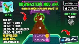 Обновление!! Bowmaster Mod Apk V9.5.6 Terbaru 2025 &mdash; разблокируйте всех персонажей и бесплатные п...