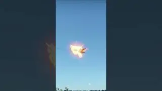 Airstrike as Fighter Jets Rain Bombs