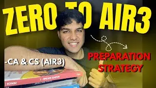 &ldquo;ZERO to AIR3&rdquo;💥 LAST 2 Months Strategy 🎯🔥| CA CS JASH KESWANI (AIR3)🔥🦚