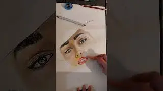 Colored pencil drawing#colorpencil #art #painting #drawing #نقاشی #actors #artist