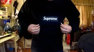 Supreme Box Logo Crewneck 2015 Unboxing and Fitting