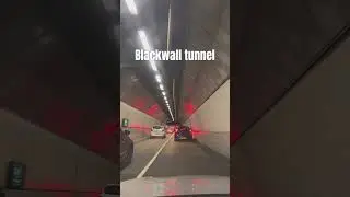 inside the Blackwall tunnel - #london #blackwalltunnel #motorway #shortsfeed