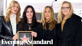 Courteney Cox hailed by Friends co stars at Hollywood Walk of Fame star ceremony