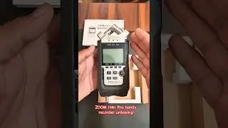 ZOOM H4n Pro handy recorder unboxing #zoom #zoomh4npro #zoomhandyrecorder #voicerecorder #h4npro