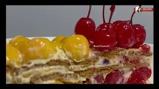 Simple and Easy Dessert / A must try Mango- Cherry Float! #borzchannel
