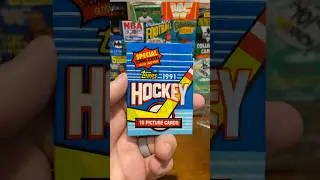 1991 Topps NHL Hockey Cards Pack Break