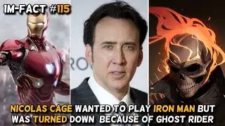 Nicolas Cage wanted to play iron man but was turned down | 1M-FACT #115  #marvel #marvelcomics