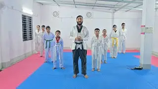 taekwondo class / taekwondo kids training / Bangladesh Taekwondo Changmookwan Organization / BD