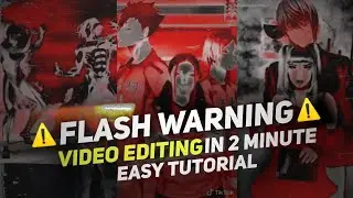 KINEMASTER TUTORIAL - FLASH WARNING TUTORIAL | TIKTOK TRENDING - ANIME VERSION