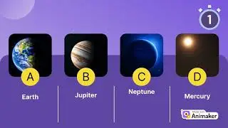 ||Test your 🧠 mind|| Planet Quiz Game | Fun Space Facts for Kids & Teens!|| Learning Time||