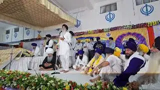 Guru Tegh Bahadur Ji 350 Shahidi Nagar Kirtan   Message by SGPC President Harjinder Singh Dhami Ji 