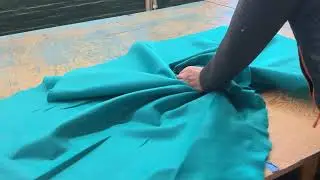 Turquoise Acrylic Felt Upholstery / Craft Fabric | 70 Inches Wide | By The Yard