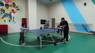  Beginner 3 months in training. 6 years old kid. #tabletennis #wtt #butterfly #tibhar #pingpong 