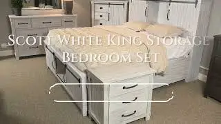 Elements Scott White King Storage Bedroom Set 1706796
