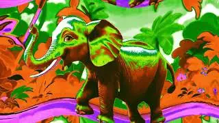 HICKORY DICKORY DOCK~ ELEPHANT WARS NEON INVERSION EFFECTS COMPILATION